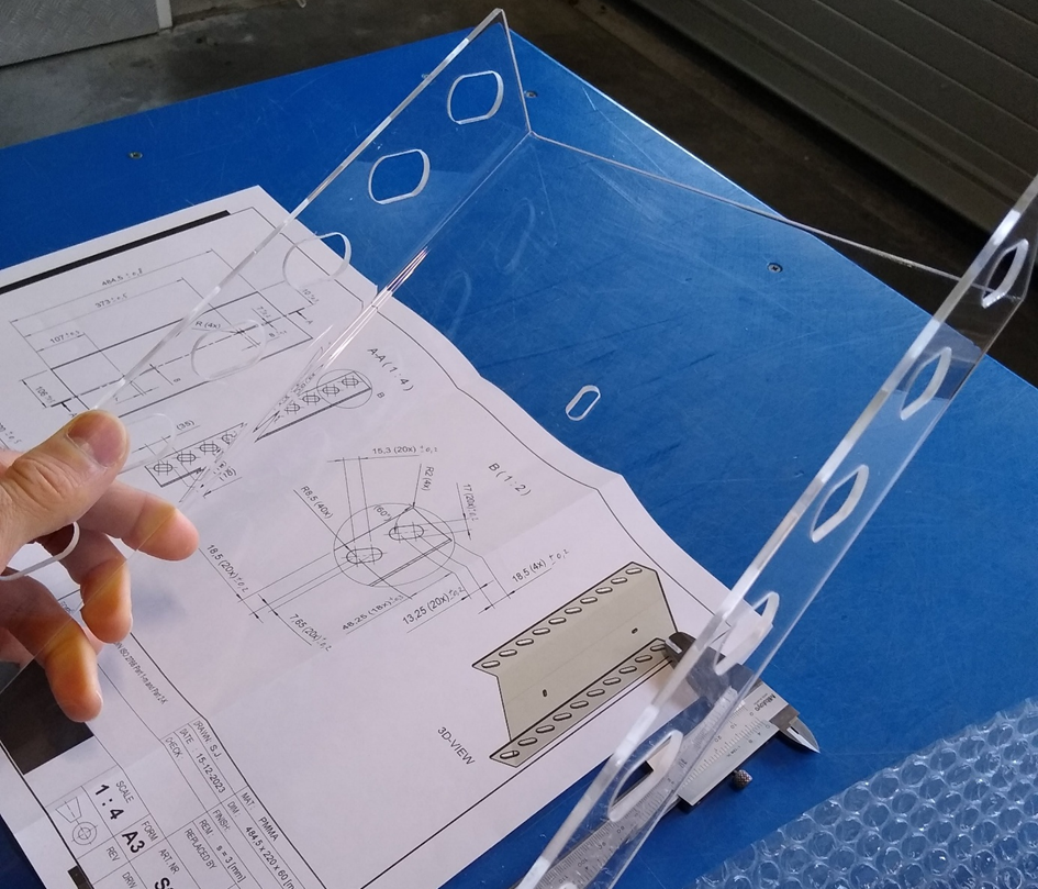 Machined and sheet metal mechanical assembly prototype